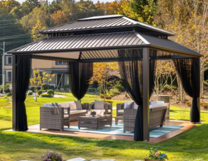 YAHOWAI  ALU  HARDTOP GAZEBO 10X12