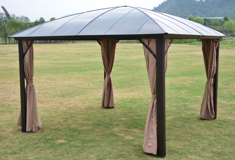 YAHOWAI  Alu gazebo with  PC board  roof 12x12 