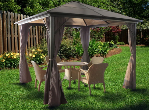 YAHOWAI Alu gazebo with PC board 10' x 10'